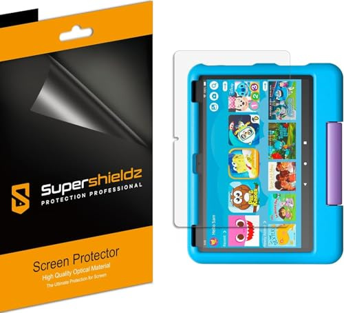 (3 Pack) Supershieldz Designed for All-New Fire HD 10 Kids and Fire HD 10 Kids Pro Tablet 10.1 inch (11th/13th Generation, 2021/2023 Release) Screen Protector, Anti Glare and Anti Fingerprint (Matte) Shield