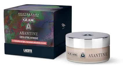 Guam, Seatherapy Axantine, Anti-Falten und Antioxidative Lifting-Creme, mit Astaxanthin aus Algen und Hyaluronsäure, Made in Italy, 50 ml