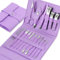 Leipple Maniküre Set 16 stücke Professionelles Nagelknipser Kit Pediküre Kit - Pflegeset aus Edelstahl Nagelpflege Werkzeuge mit luxuriöser Leder Reisetasche (Lila)