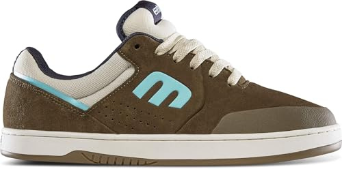 Etnies Kingpin, låg-topp-träningsskor för män, Brun blå, 44 EU