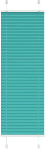 vidaXL Store plissé Vert pétrole 45x100 cm Largeur du Tissu 44,4 cm, Store plissé de fenêtre, Store accordéon, Store plissé de véranda, Plisse Aveugle