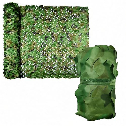 Camo Netting Bulk Roll, 210D Reinforced Camouflage Netting with Nylon Mesh for Garden Sunshade Net 1/2/3/4/5/6/7/8/9/10M Privacy Fence, Hunting Hide, Military Theme Party Decoration(3X10M)