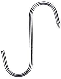 Masidef KY5270080 Ganci Per Macellaio, 4 x 80 mm, 2 Pezzi