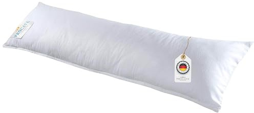 PROCAVE TopCool fodera protettiva per cuscino per chi dorme sul fianco, cuscino per gravidanza, traspirante, morbido, con fodera trapuntata, prodotto in Germania, Fodera Protettiva 40 x 200 cm