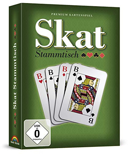 SKAT Stammtisch Kartenspiel Premium Edition - inkl. echtes Kartendeck enthalten Windows 11 / 10 / 8.1 / 8 / 7 / Vista / XP