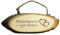 Türschild mit Gravur - Name + Spruch + Motiv möglich - aus Holz mit Kordel, Willkommensschild, Familienschild, personalisiertes Holzschild als Wandbrett, Dekoration oder Geschenkidee