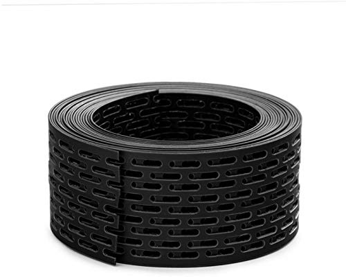 DQ-PP TRAUFITTER | 100 mm | ROLLE 3 x 5 m | Svart | polypropen | fågelskydd ventilationsband tak fågelskyddsgaller ventilationsgaller