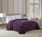 Beatrice Home Fashions Medaillon Chenille Tagesdecke, Queensize, Aubergine