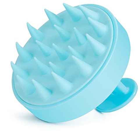 hanmir Kopfhaut Massagebürste,Shampoo bürste,Shampoo Haarbürste aus Silikon,manuelle Kopfhaut-Massage-Bürste für Peeling Kopfmassage verwendet werden und fördern das Haarwachstum