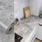 Wecreatemore Large Grey Marble Wallpaper Sticky Back Plastic Roll, Worktop Vinyl Covering, Waterproof Thick Contact Paper Self Adhesive Vinyl Wrap for Furniture Redo Kitchen Worktops cupboards