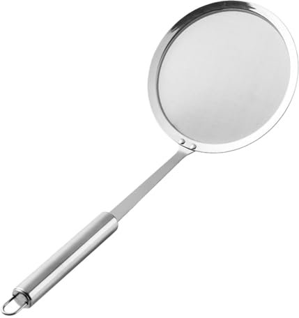 Colador De Malla Fina, Colador De Acero Inoxidable, Cuchara De Cocina Para Sopa, Cuchara Desnatada Para Hervir, Espumadera De Medicina Para Hervir, Cuchara Coladora De Malla Fina Para Sopa, Caldos Y M