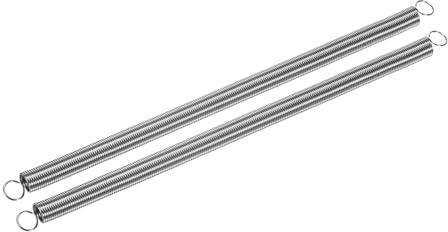 QUARKZMAN Molla Di Estensione (0.043x0.43x10.25/1.1x11.11x260.35mm), 1Pcs Molla Di Tensione In Acciaio Per Molle Con Doppio Gancio Per Macchinari Costruzione Industriale
