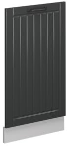 Vicco Geschirrspülblende Fame-Line, Anthrazit Landhaus, 45 cm ohne Arbeitsplatte