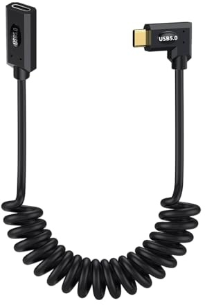 YUGSHNKFC Câble USB 5 de type C 80 Gbit/s de synchronisation de données 240 W Prend en charge les écrans 16K @ 144 Hz pour ordinateurs portables et stations d'accueil Créateurs de contenu Câble de