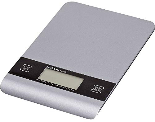 Letter Scales MAULgoal, Load Capacity 5000 g, 1 g Division, 160 x 30 x 200 mm, Black