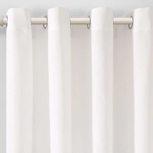 TRAMAS+ Tende per interni,1 pezzo, Tende semi trasparenti per il soggiorno e la camera da letto 140x260cm, con occhielli, camera da letto, bambini, giovani e adulti e sala da pranzo - Naturale