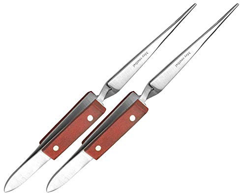 May - Pince à souder en croix - Acier inoxydable argent - Lot de 2