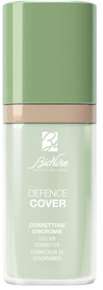 Bionike Defence Cover - Correttore Fluido Discromie per Pelli Sensibili e Intolleranti, Neutralizza le Macchie Cutanee Rosse, Blu e Gialle, Dona una Pelle Uniforme, 12 ml