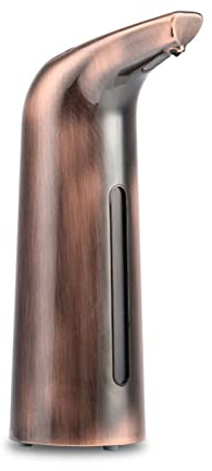 NICHANGHUA 40 0 ml Automatisk tvåldispenser Handsfree icke-kontakt desinfektionsmedel Badrum Dispenser Sensor Kök flytande tvåldispenser (Color : Antique Red Copper)