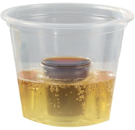 AIOS Jagerbomb Schnapsgläser, recycelbar, 50 Stück, Kombination von Schnaps und Mixer in einem, UKCA- und CE-Kennzeichnungen, 25 ml bis zum Rand/außen, 90 ml