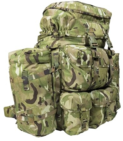 Kitpimp 150 liter Pathfinder Bergen Mk2 MTP Bergen ryggsäck – MTP – The true Backpack of a Spartan, Kamouflage, L