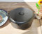FireRocket Dutch Oven 12L Gusseisen Schmortopf ohne Füße Gusstopf Feuertopf niederländischer Kochtopf Gasgrill offenes Feuer