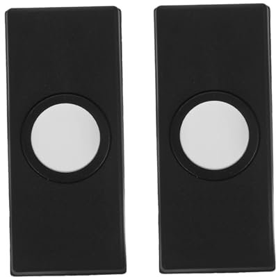 DOITOOL 2pcs Vintage Wall Mounted Doorbell Button Switch for Garage Door Entry Decorative Home Button