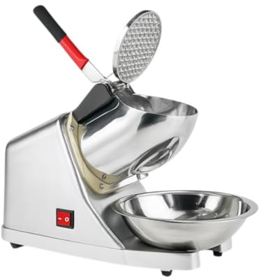 Broyeur à Glaçons Professionnel – 65 kg/h – 180W – Semi-Automatique – Vitesse 1440 tr/min – 220V – ABS & Aluminium – 340 x 165 x 310 mm