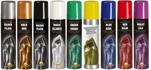 Trucco Spray Corpo e Capelli bianco, Body Painting, 75 mL