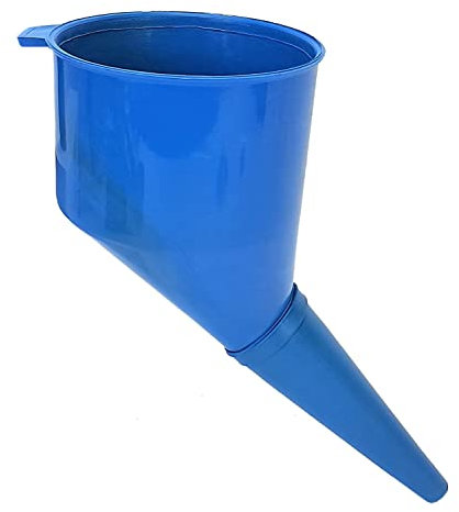 VOREL Trichter EXTRA stabil Einfülltrichter Kraftstofftrichter abgewinkelt Sieb Öldienst Kunststoff Öltrichter KFZ Benzin Wasser 41-205