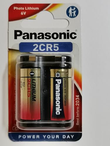 Panasonic 2CR5 6V Lithium-Batterie - Blister 1