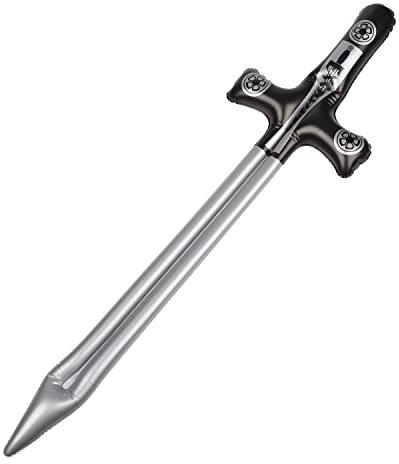 MFOUE Inflatable Sword Pirate Sword Party Decoration Blow Up Kids Toy Dress-Up Accessories Inflatable Toy for Halloween, Christmas (1)