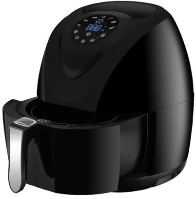 Essentiels alimentaires et aides familiales Contrôle multifonction électrique Poêle à espace profond sans huile Poêle à frire à air sans huile Capacité du four 2,8 L 1000 W Assistant intelligent