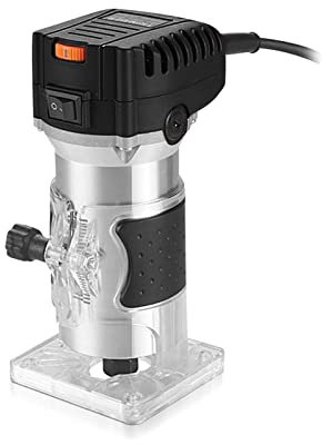 Fresadora de Madera Rebajadora Eléctrica, Enrutador de madera eléctrico, recortadora de carpintería, fresadora Manual, fresa de madera, herramienta eléctrica de 6,35mm, 800W para la Decoración de Bric