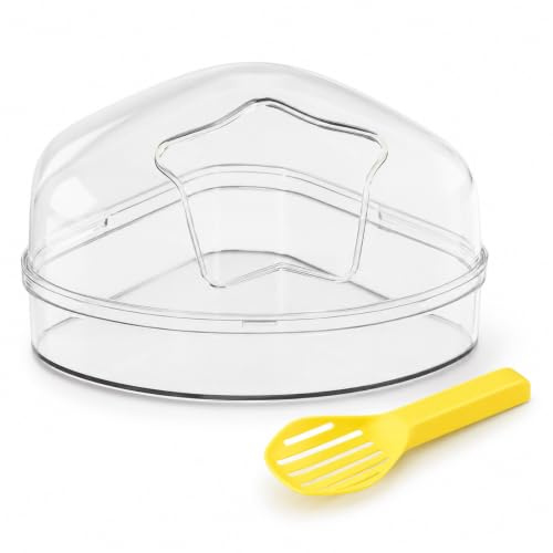 Hamster Sand Bath Container, Large Car-Shaped Sandbox Toilet with Sand Scoop, Pet Hamster Bathroom, Transparent Acrylic Small Animal Digging Box, Multifunctional Cage Accessory
