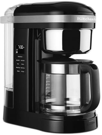 KitchenAid KCM1209OB Drip Coffee Maker, 12 Cup, Onyx Black