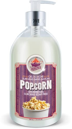 Gel douche surgras sans savon Pop Corn 500mL