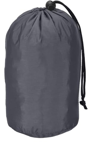 PATIKIL Stuff Sack, 5 x 10 Inch Waterproof Outdoor Storage Sack Upgrade Drawstring Bag Ultralight Ditty Bags Portable Dust Flap for Organizing Camping Hiking Travel Gear Gym, Dark Gray