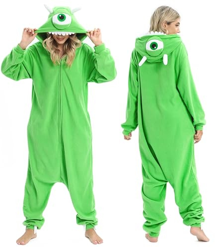 shelovely Combinaison Pyjamas Onesies Unisexe Adulte Animal Cosplay Deguisement Kigurumi Halloween Costume Femme Homme