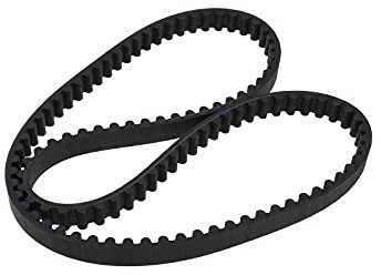 ECSiNG 1x Cinghia di Trasmissione per Tosaerba HTD856-8M-12 Compatibile con Stiga 105 Combi Deck 9585-0165-01 107 Denti 8 Mm Passo Dente 12 Mm Larghezza 856 Mm Circonferenza Gomma Nera Sincrona