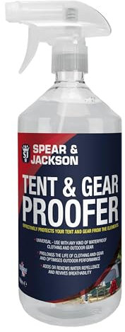 Spear & Jackson - Tent and Gear Waterproof 1 Litre Spray - Effectively Protects Tents From The Elements