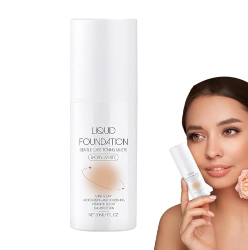 Lunaobrik Leichte Foundation für fettige Haut, Mattes Foundation für trockene Haut | feuchtigkeitsspendende Foundation | langanhaltende matte Endabdeckung, fettiger und trockener Korrektor