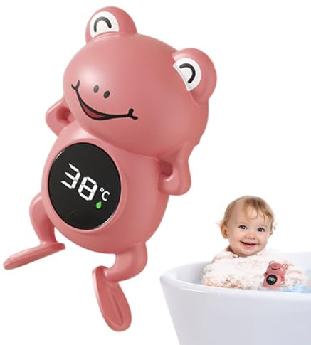 Termometro per il bagno per bambini - Monitor della temperatura 'acqua digitale galleggiante, strumento per la sicurezza del bagno infantile | Display LCD impermeabile avanzato, aggiornamenti di t