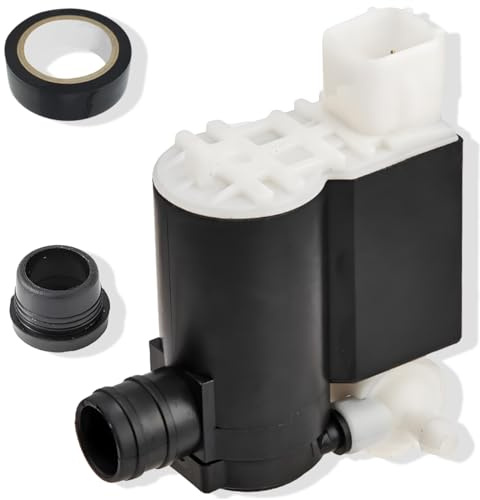 ZAMDOE 98510-2V100 Scheibenwaschpumpe für Hyundai Accent Entourage Elentra Santa Fe Tiburon Tucson Veloster Veracruz für Kia Sedona Veracruz Scheibenwaschmotor mit Dichtung