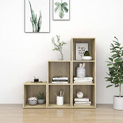 Générique Ensemble de Meubles TV 3 pcs Chêne Sonoma Bois d'ingénierie,Meubles, Meubles TV,3080081