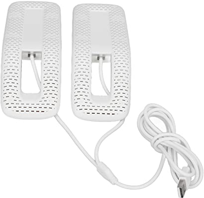 Ycauty Sèche-chaussures Déodorant étanche Portable alimenté par USB pour Chaussures, de Bottes, Blanc, Sèche- Chauffantes Portables pour en Cuir, de en Tissu, 10 W pour Désodorisation