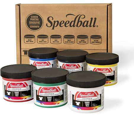 Speedball Fabric Screen Printing Ink Starter Set