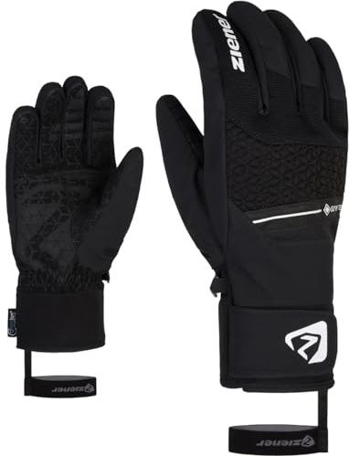 Ziener Herren Granit Ski-Handschuhe/Wintersport | wasserdicht Gore-Tex Alpine Wool, black, 10,5