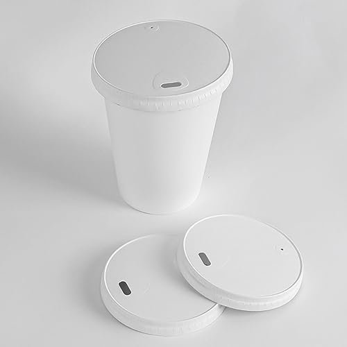 Couvercle pour Gobelets en Carton, Café à Emporter, Biodégradable et Compostable (800, Ø 90)