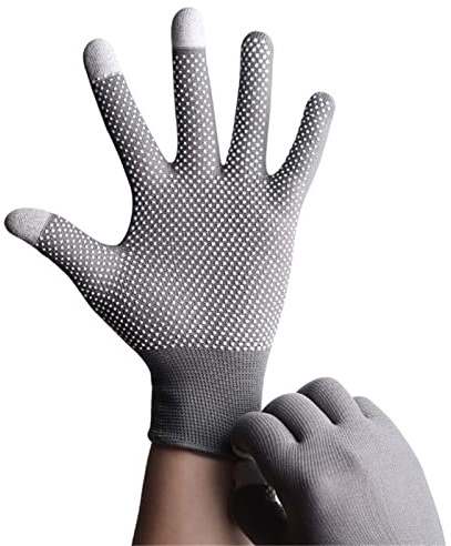 Guantes transpirables antideslizantes de GEL for pantalla táctil, guantes finos de verano for montar/conducir/montañero, guantes de muñeca for hombres y mujeres, deporte for correr - Guantes de trabaj